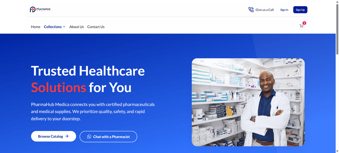 PharmaHub Medica — Pharmaceutical E-commerce Platform